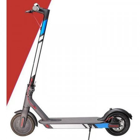 Светоотражающие наклейки для Xiaomi 365/365 Pro/Mini Robot 365 (Бело-синий)