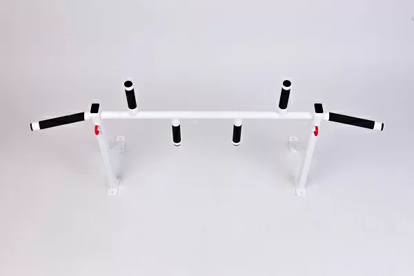 Турник настенный улучшенный с 4 хватами белый