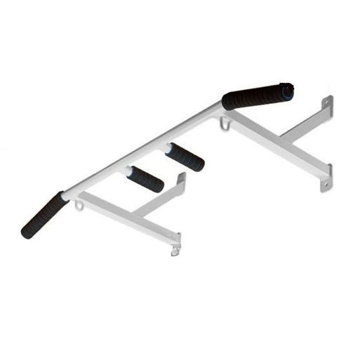 Турник настенный с 3 хватами белый