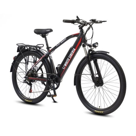 Электровелосипед WHITE SIBERIA CAMRY ALLROAD 500W (матовый черный)