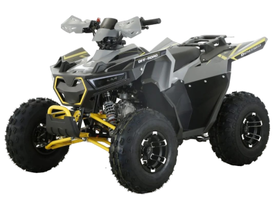 Квадроцикл бензиновый MOTAX GRIZLIK RAPTOR D125 LUX желтый