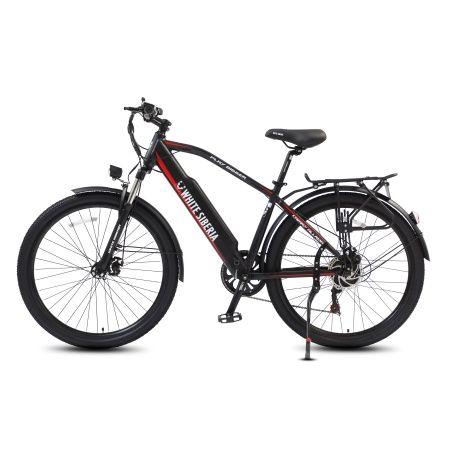 Электровелосипед WHITE SIBERIA CAMRY ALLROAD 500W (матовый черный)