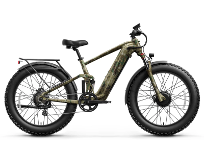 Электровелосипед PUCKIPUPPY GOLDEN R зеленый камуфляж