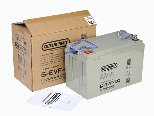 Тяговый аккумулятор Gelbert 6-EVF-100 (12V105A/H C5)