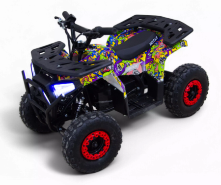 Квадроцикл MOTAX Grizlik Midi E1000 BW Граффити