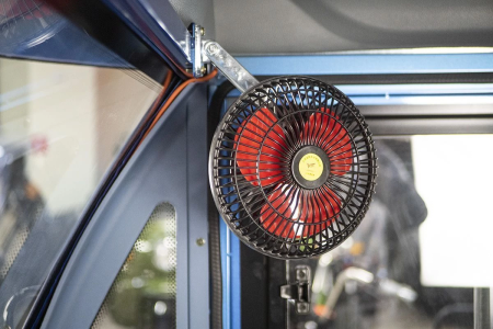 Грузовой электротрицикл Rutrike КАРГО Кабина Дуал черный