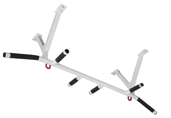 Турник потолочный с 4 хватами чёрный