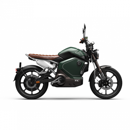 Электромотоцикл WHITE SIBERIA SUPER SOCO TC Зеленый