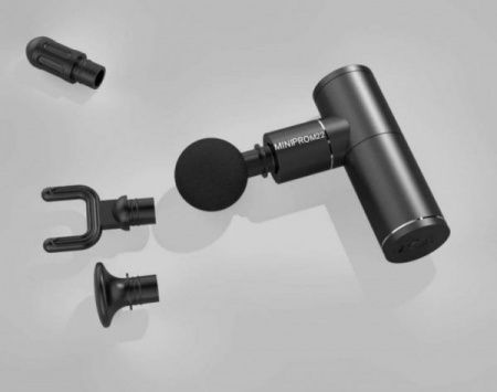 Массажер-пистолет для мышц MiniPro M22 красный