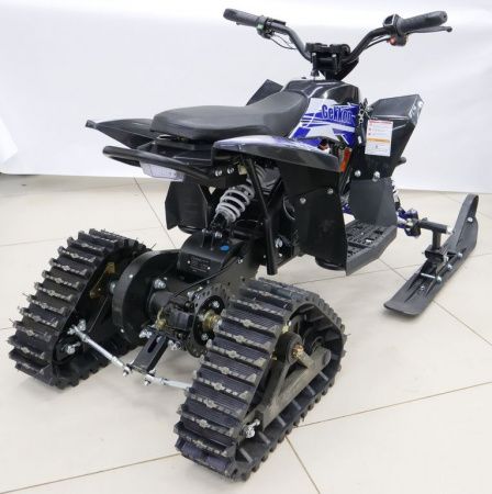 Детский снегоход Gekkon Snow (Снегоцикл) Бело-синий