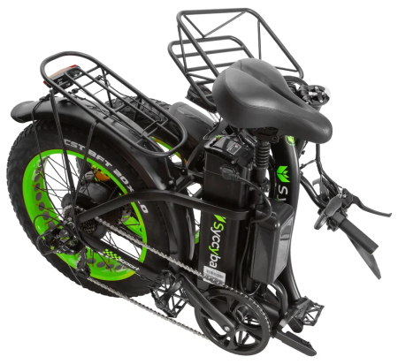 Электровелосипед Syccyba H2 (F11) DUAL 20AH зеленый