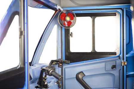 Грузовой электротрицикл Rutrike КАРГО Кабина Дуал синий