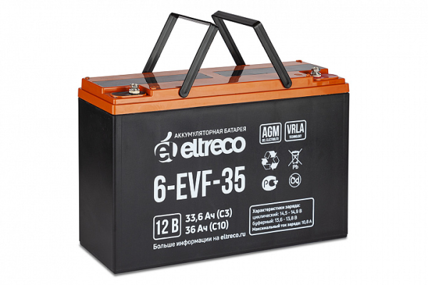 Тяговый аккумулятор Eltreco 6-EVF-32 (12V32A/H C3)
