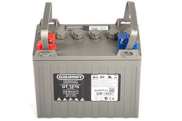 Тяговый WET аккумулятор Gelbert DT1275 (T1275) 12V120A/H C5