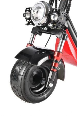 Электроскутер WHITE SIBERIA MINI R 2 1200W Черный