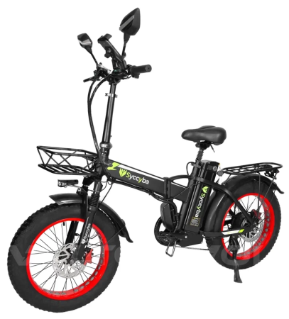 Электровелосипед Syccyba H1 DUAL красный