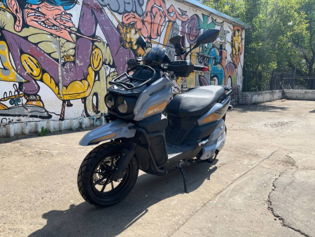 Электрический скутер Тур-Эндуро GT Tank 60AH 72V серый