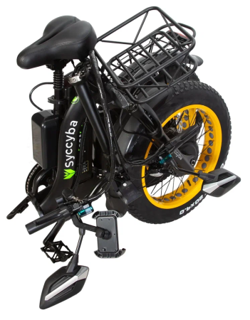 Электровелосипед Syccyba H2 (F11) DUAL 23AH желтый