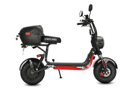 Электроскутер WHITE SIBERIA MINI R 3.0 BLACK 60V