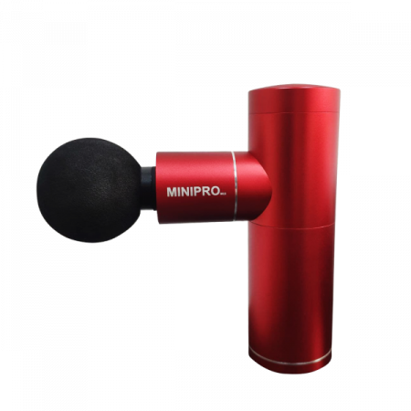 Массажер-пистолет для мышц MiniPro M22 красный