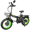 Электровелосипед SYCCYBA H1 (F10) DUAL 23AH зеленый