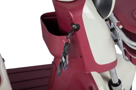 Электротрицикл Rutrike Gelbert Mercury 48V/60V 650Вт бело-красный