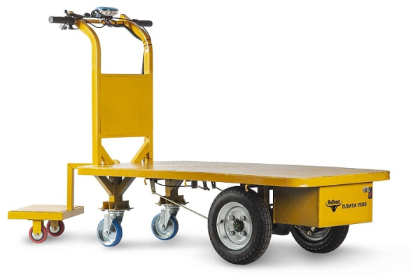 Платформенная тележка электрическая RuTrike ПЛИТА 1500