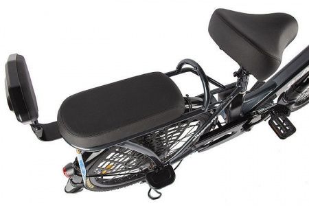 Велогибрид GREEN CITY e-ALFA new серебристый