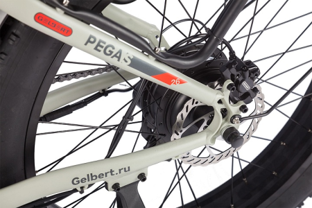 Электровелосипед Gelbert Pegas 3 DUAL PRO черный