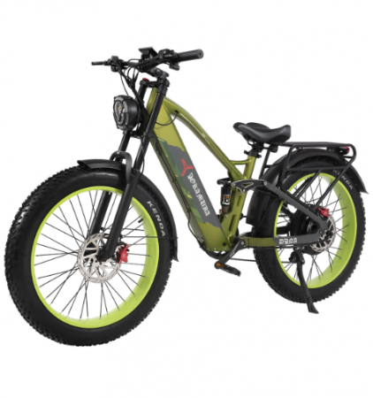 Электровелосипед Yokamura Dyna зеленый