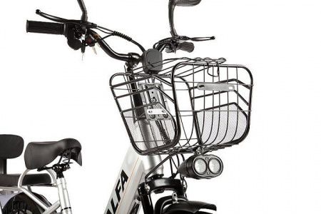 Велогибрид GREEN CITY e-ALFA Темно-серый