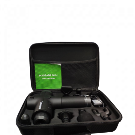 Массажер-пистолет для мышц MiniPro M01 черный