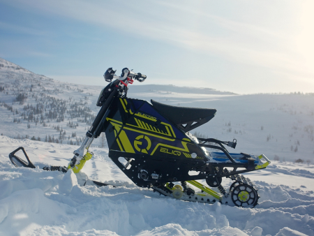 Сноубайк ELIQ Спорт АКБ 72AH, 72V, с обогревом + ЗУ 25А