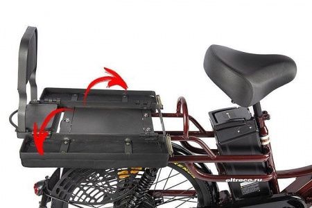 Велогибрид GREEN CITY e-ALFA LUX черный