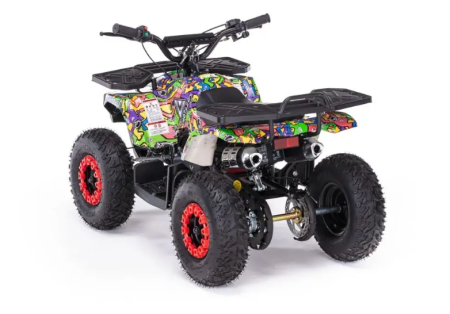 Детский квадроцикл MOTAX GRIZLIK MINI PS граффити