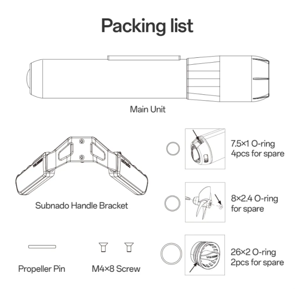 Подводный электроскутер SUBNADO-UNDERWATER SCOOTER WAYDOO LITE