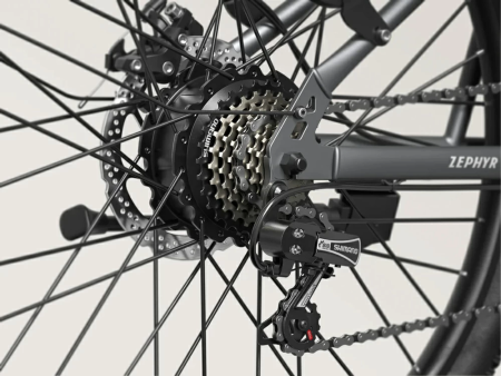 Электровелосипед QRONGE ZEPHYR бежевый