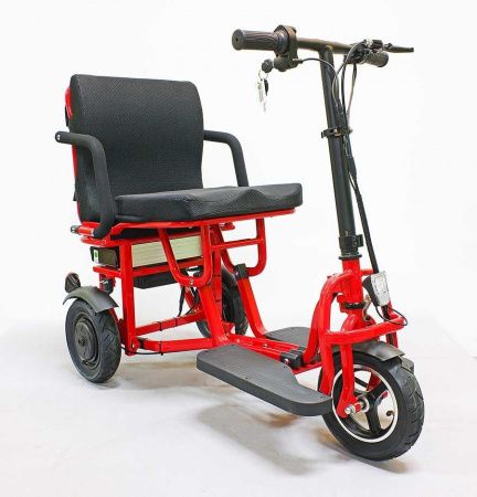 Трицикл GreenCamel Кольт V700 (48V 2x350W) 15Ah Красный