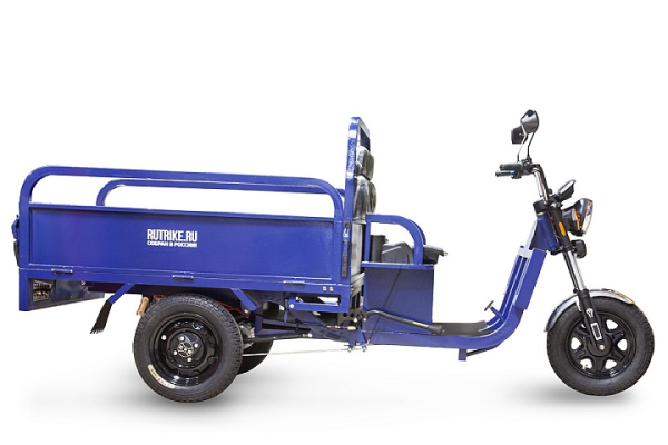 Грузовой электротрицикл Rutrike Партнёр 1500 48V1200W синий