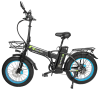 Электровелосипед Syccyba H1 (F10) задний привод синий