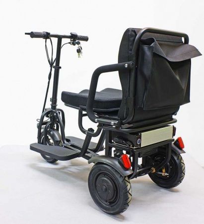 Трицикл GreenCamel Кольт V700 (48V 2x350W) 15Ah Черный