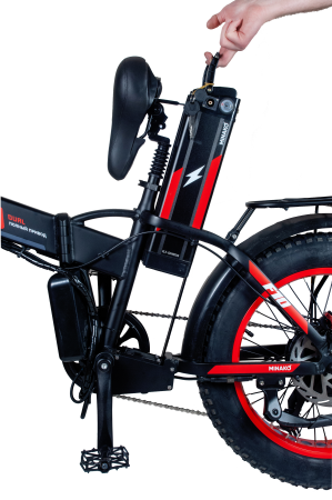 Электровелосипед Minako F10 Dual 48V20Ah красный