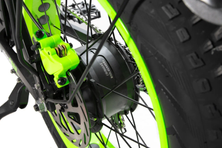 Электровелосипед Syccyba H2 (F11) DUAL 20AH зеленый