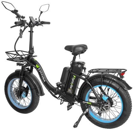 Электровелосипед Syccyba H2 (F11) DUAL 20AH синий