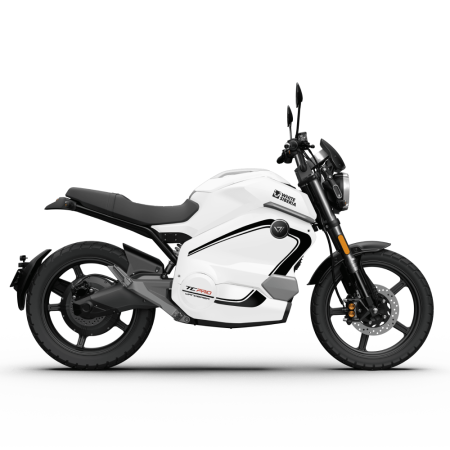 Электромотоцикл WHITE SIBERIA SUPER SOCO WANDERER PRO белый