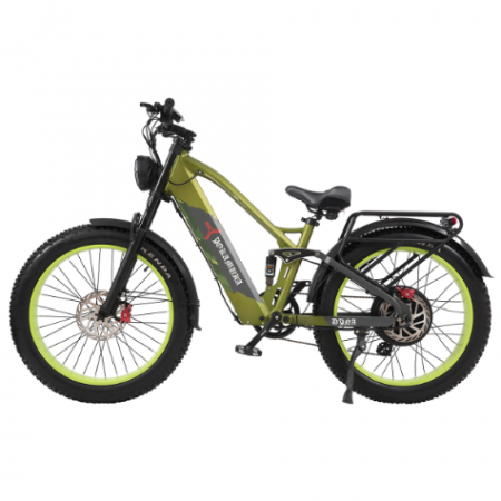 Электровелосипед Yokamura Dyna зеленый