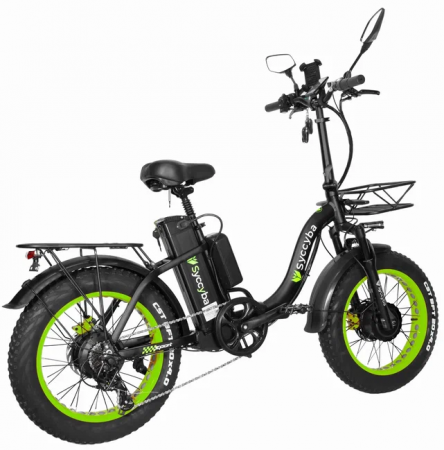 Электровелосипед SYCCYBA H2 (F11) DUAL GREEN