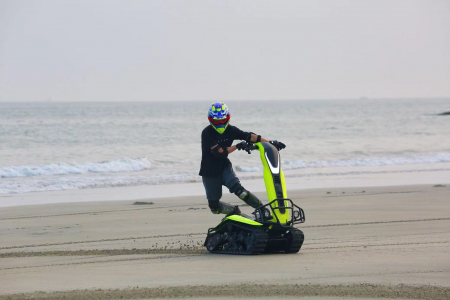 Электроскутер на гусенице Электро-Танк-Скутер ETV ET6