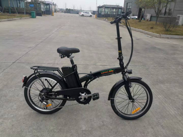 Электровелосипед GreenCamel Соло (R20 350W 36V 10Ah) складной черный