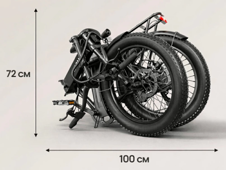 Электровелосипед QRONGE WATERFALL синий